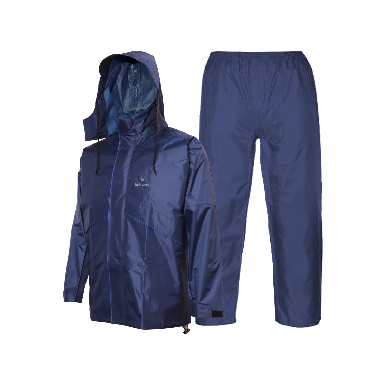 Billwin men’s waterproof polyester rainsuit - Diplomat Super Blue
