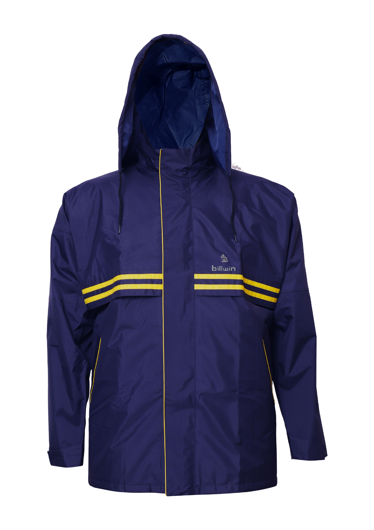 Billwin Classic Navy and Yellow Waterproof Rainsuit for Men - B3
